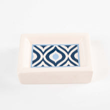 Ceramic Bath Set - Blue Paislay