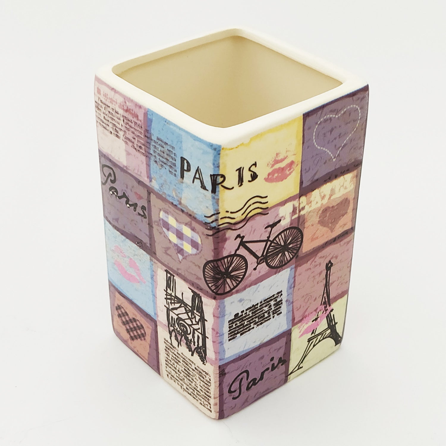 Paris Collage Bath Set