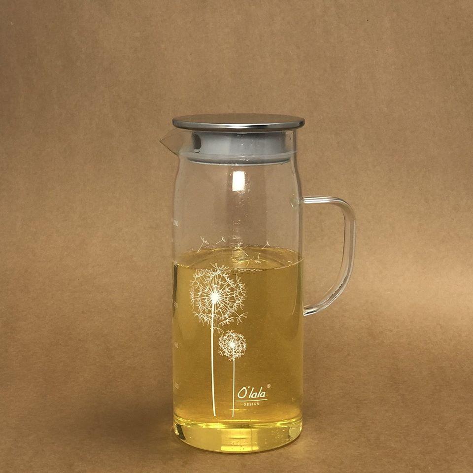 O'lala Borosilicate Glass Measuring Dispenser | Jar - waseeh.com
