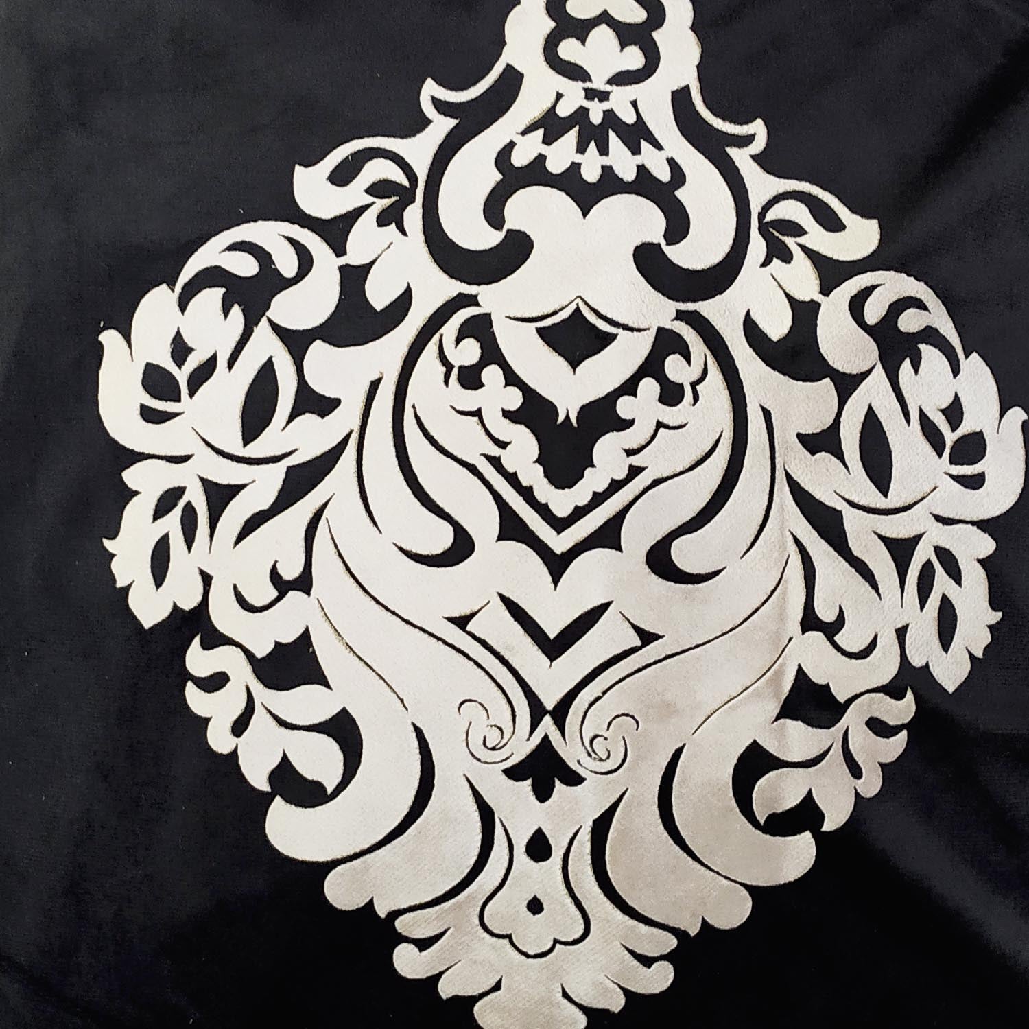 Laser Cutwork Velvet Cushion Cover
