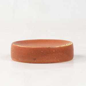 Textured Design Round Ceramic Bath Set