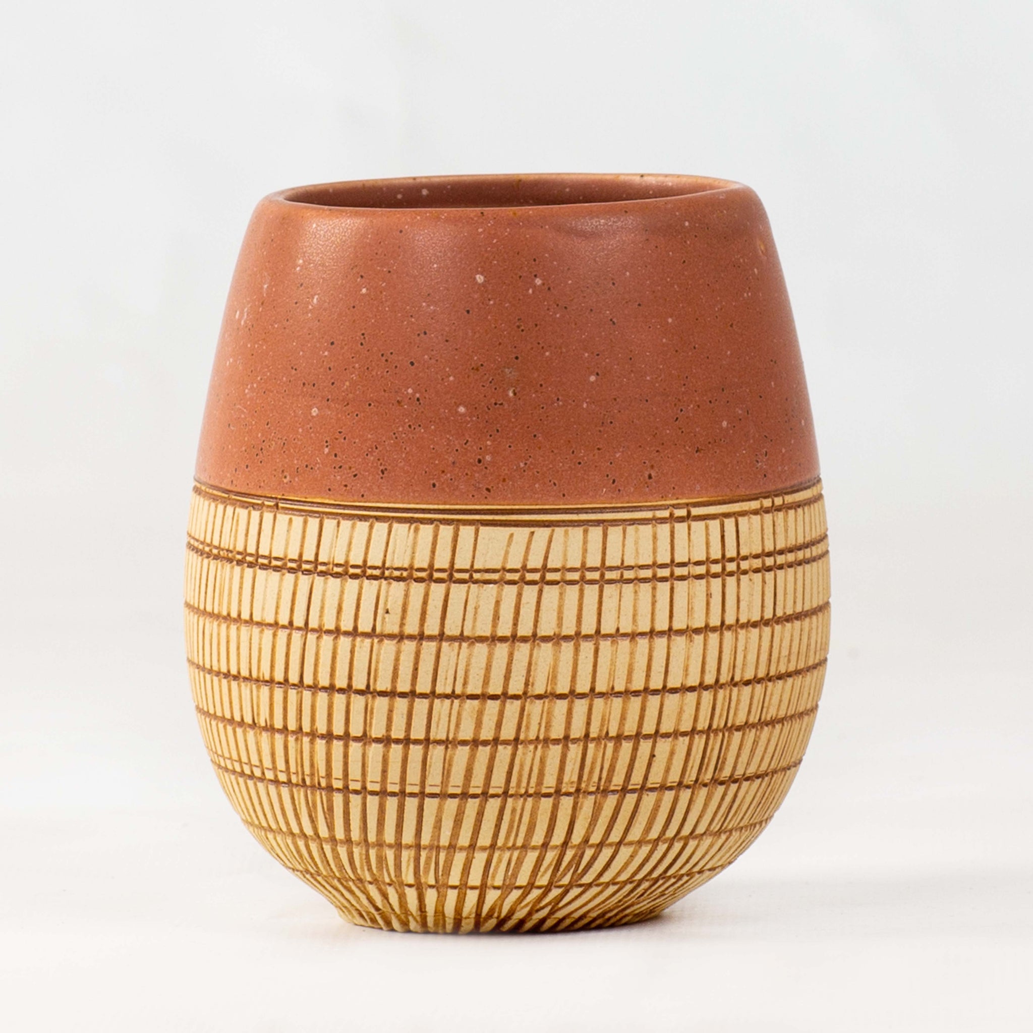 Textured Design Round Ceramic Bath Set