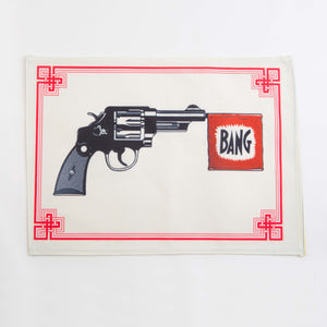 Gun Printed Table Mat