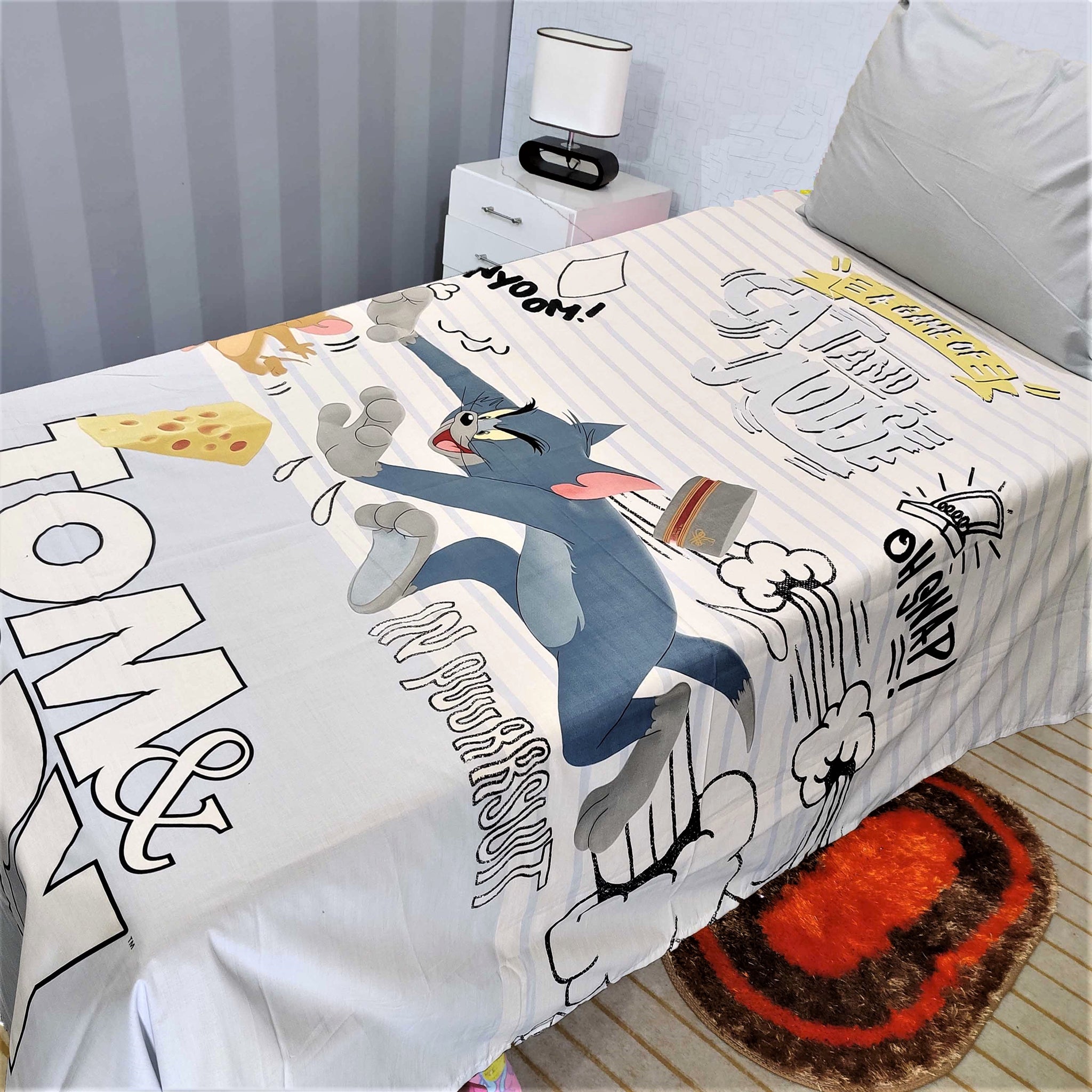 Tom & Gerry Kids Bed Sheet