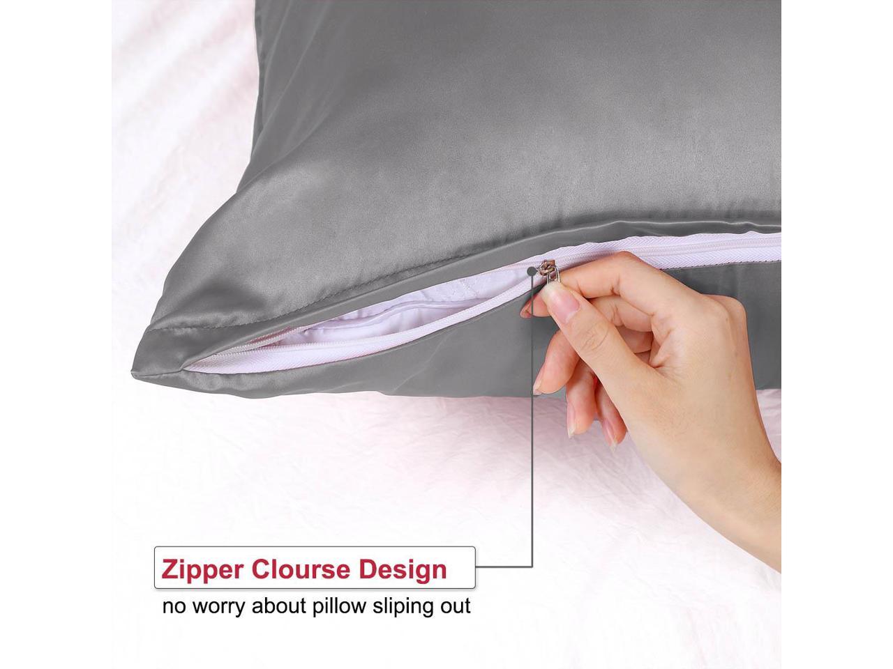 Water Proof Pillow Cover With Zipper(Pack Of 2)