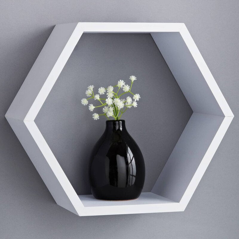 Sweet Homes Hexagonal Shelf - waseeh.com