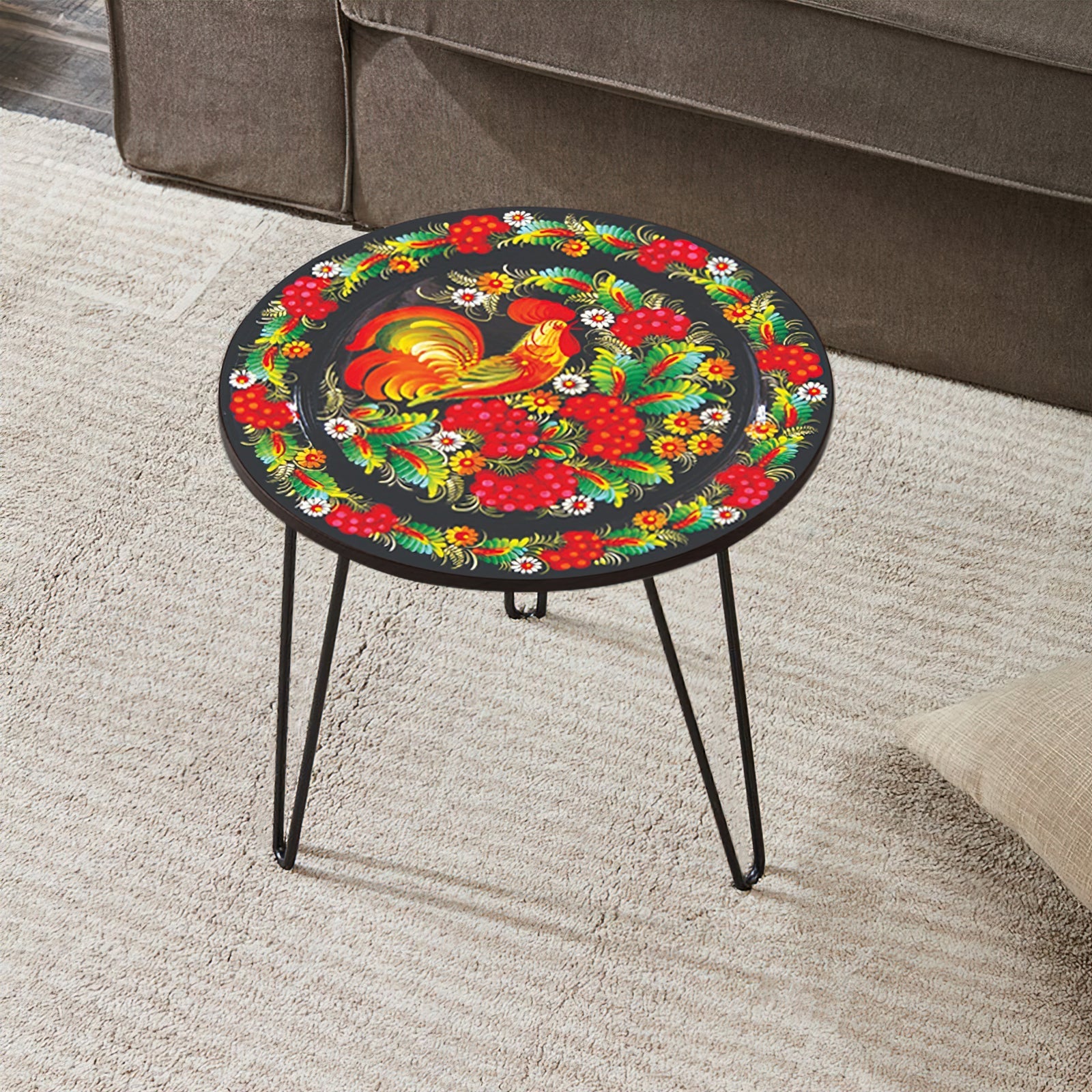 The Roosters Hairpin Table - waseeh.com
