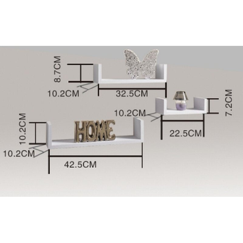 Swarm Floating Shelf (Set of 3) - waseeh.com