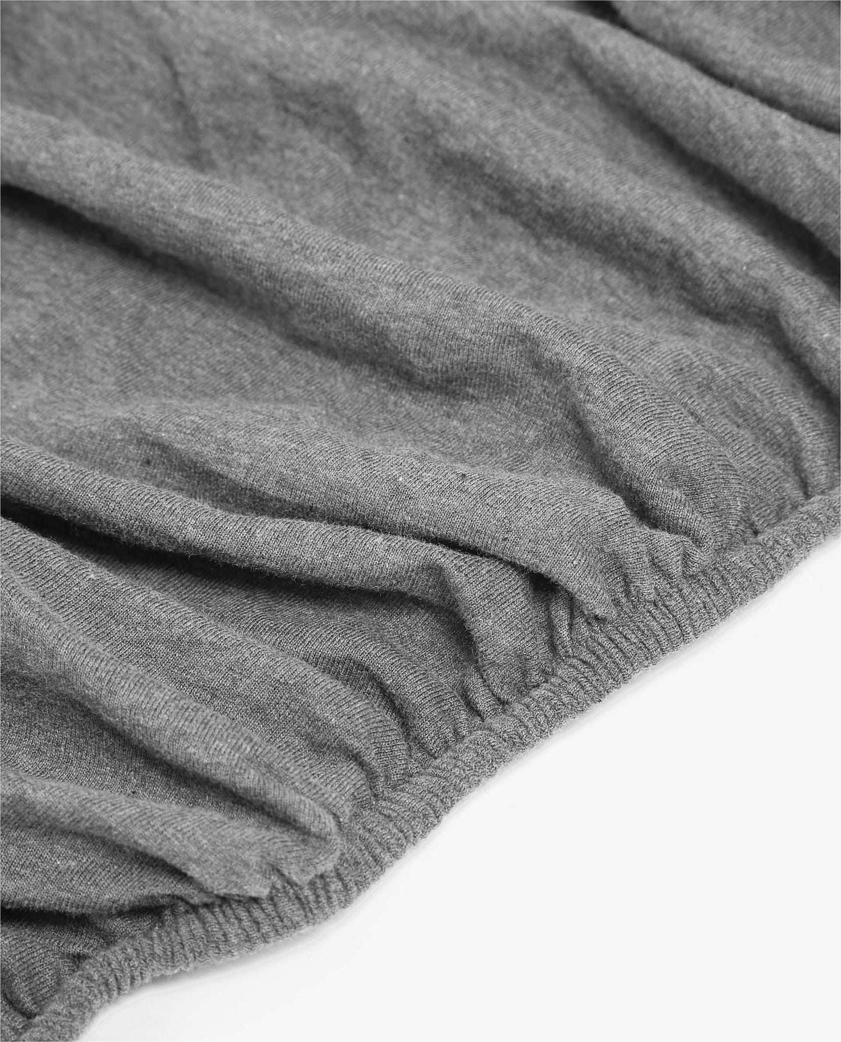 JERSEY FITTED SHEET - GREY