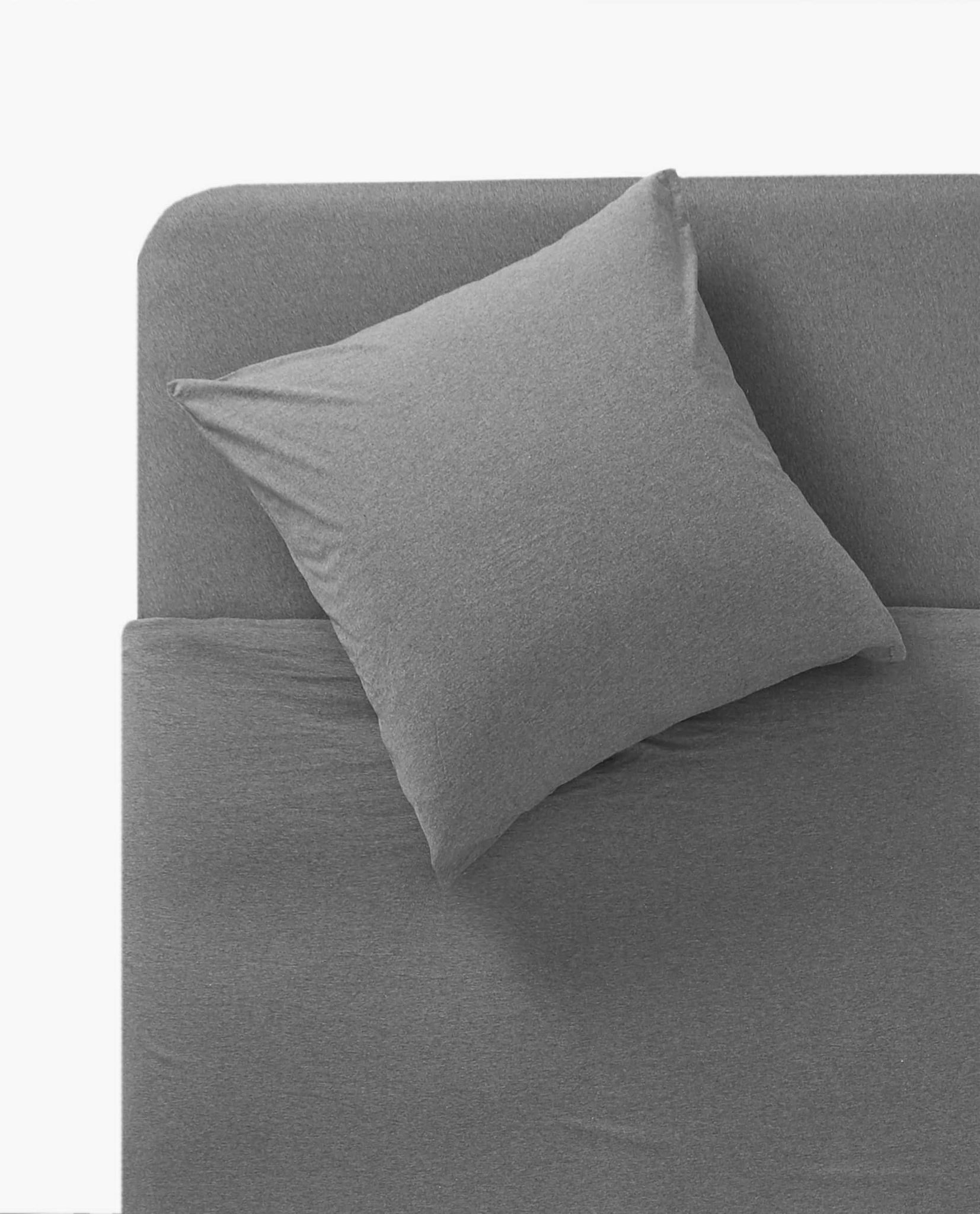 JERSEY FITTED SHEET - GREY