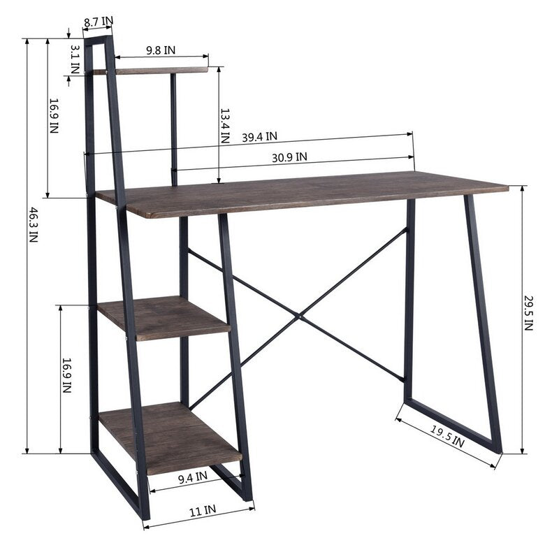 Beckler Top Working Desk - waseeh.com