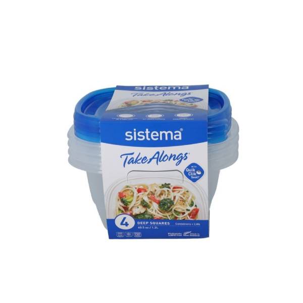 Square Take along Bowls (Pack of 4) - waseeh.com