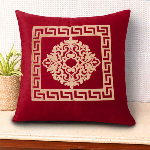 Laser Cutwork Velvet Cushion Cover