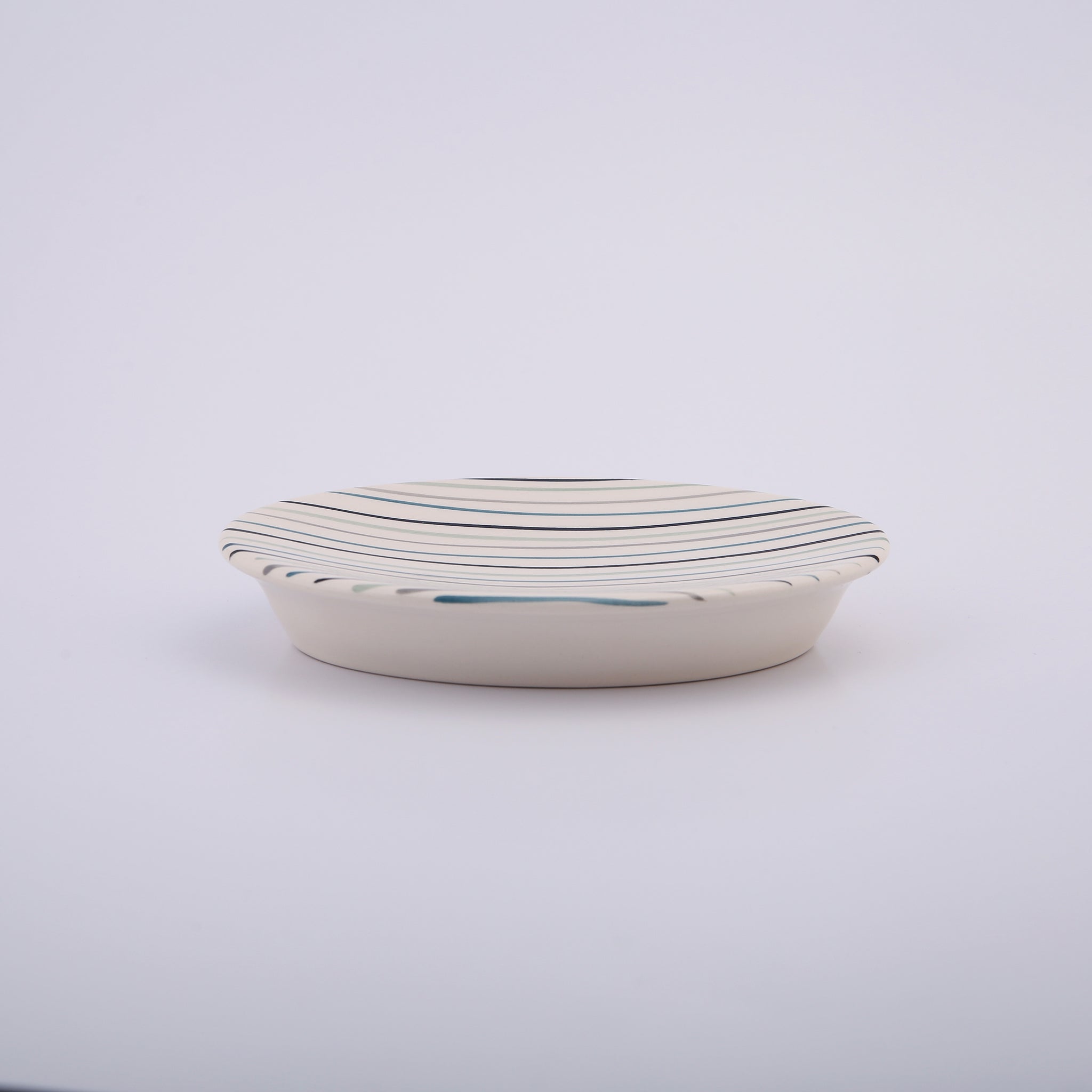 Striped Ceramic Bath Set