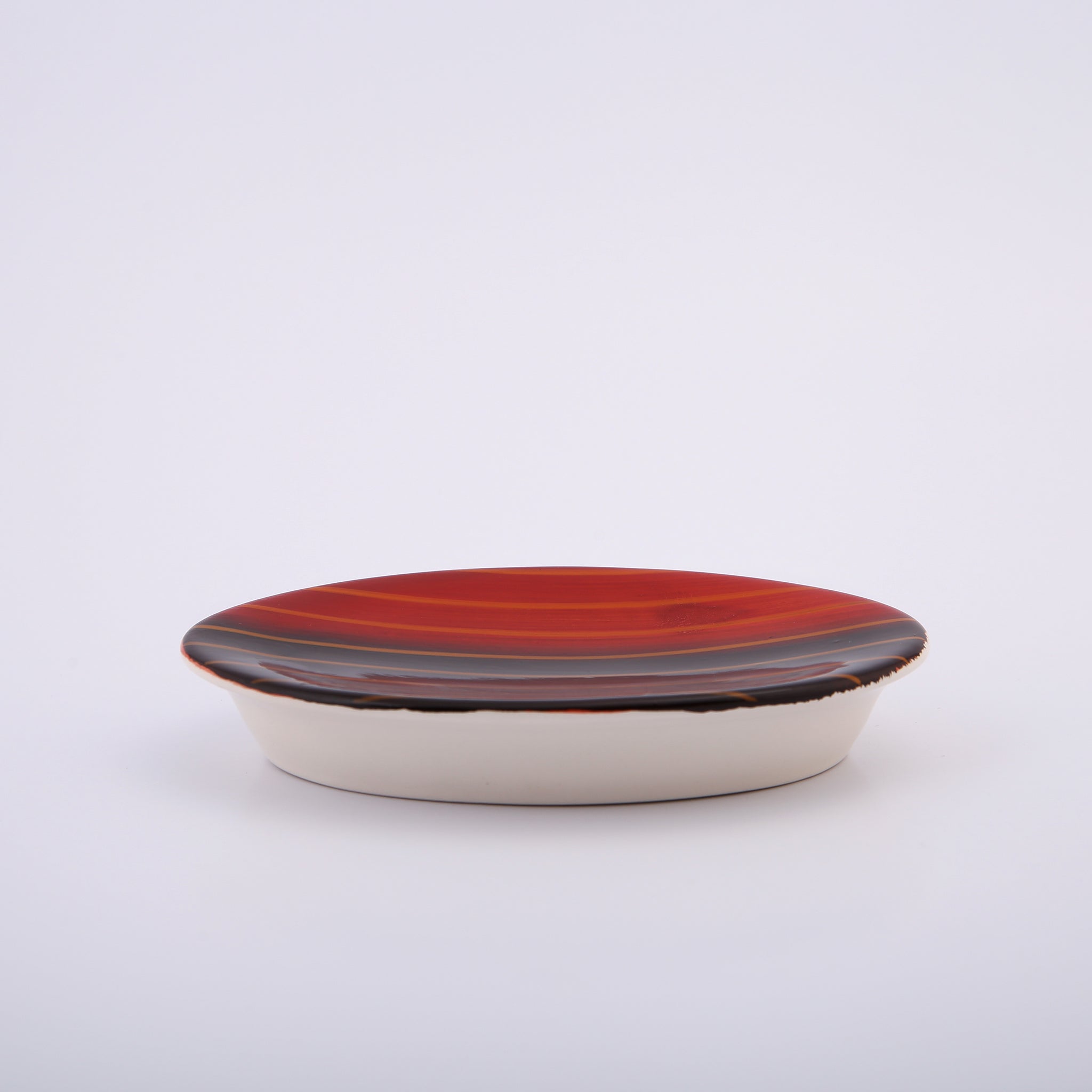 Multi Color Stripped Ceramic Bath Set