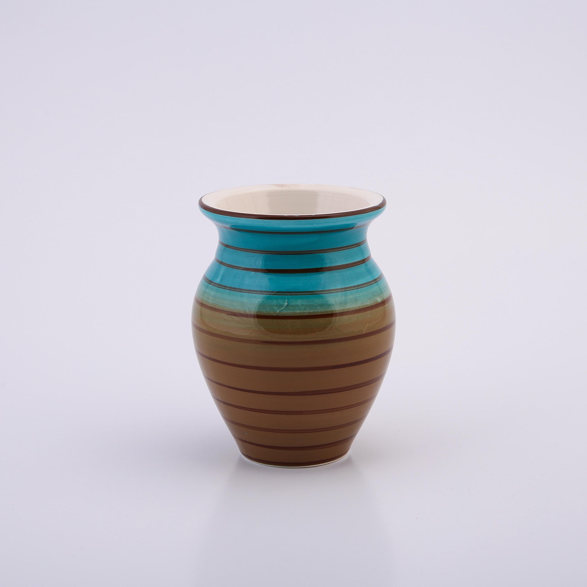 Multi Color Stripped Ceramic Bath Set