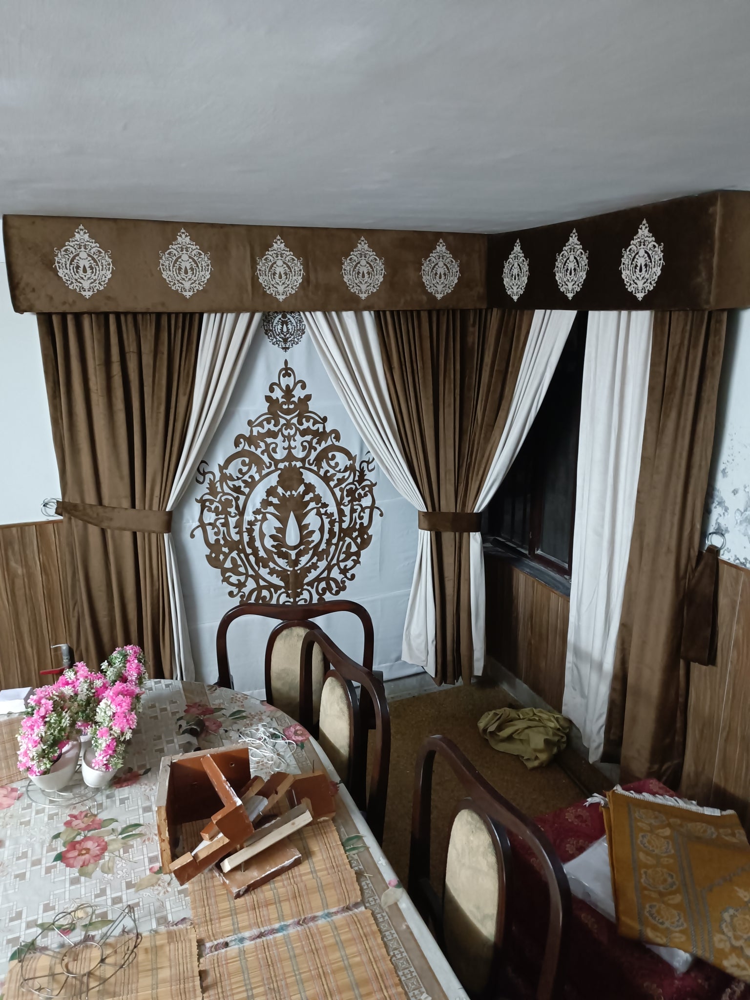 Velvet Curtains & Blinds Laser Cut Art Work @ Per Sq. Feet