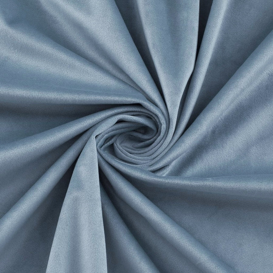 Plain Velvet Curtain Lite Grey (2 Pcs Available Only)