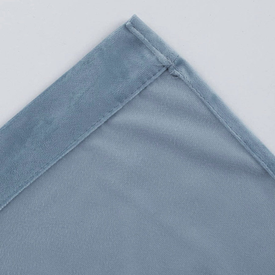 Plain Velvet Curtain Lite Grey (2 Pcs Available Only)