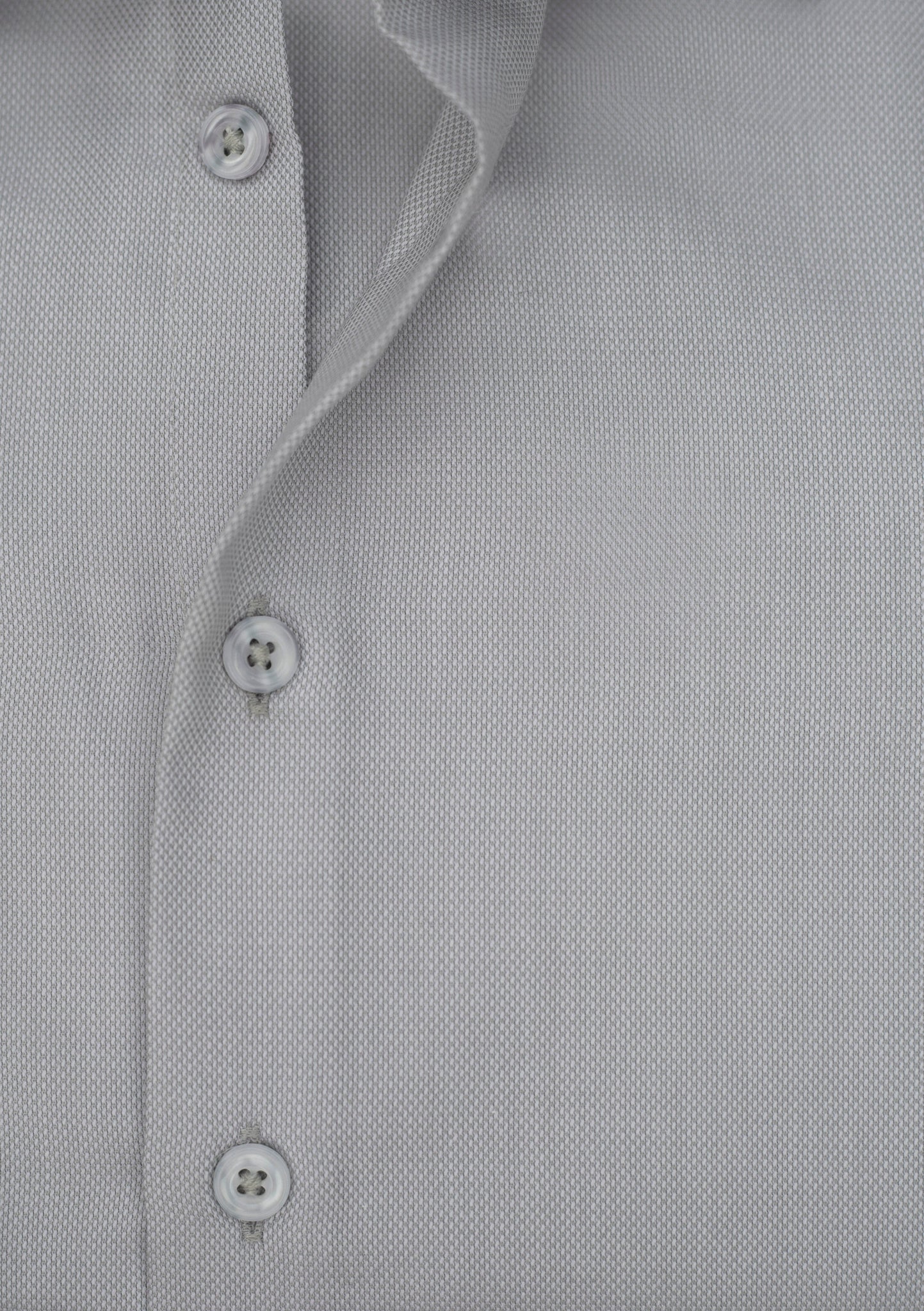 Ash Gray Self Textured (Modern Fit)