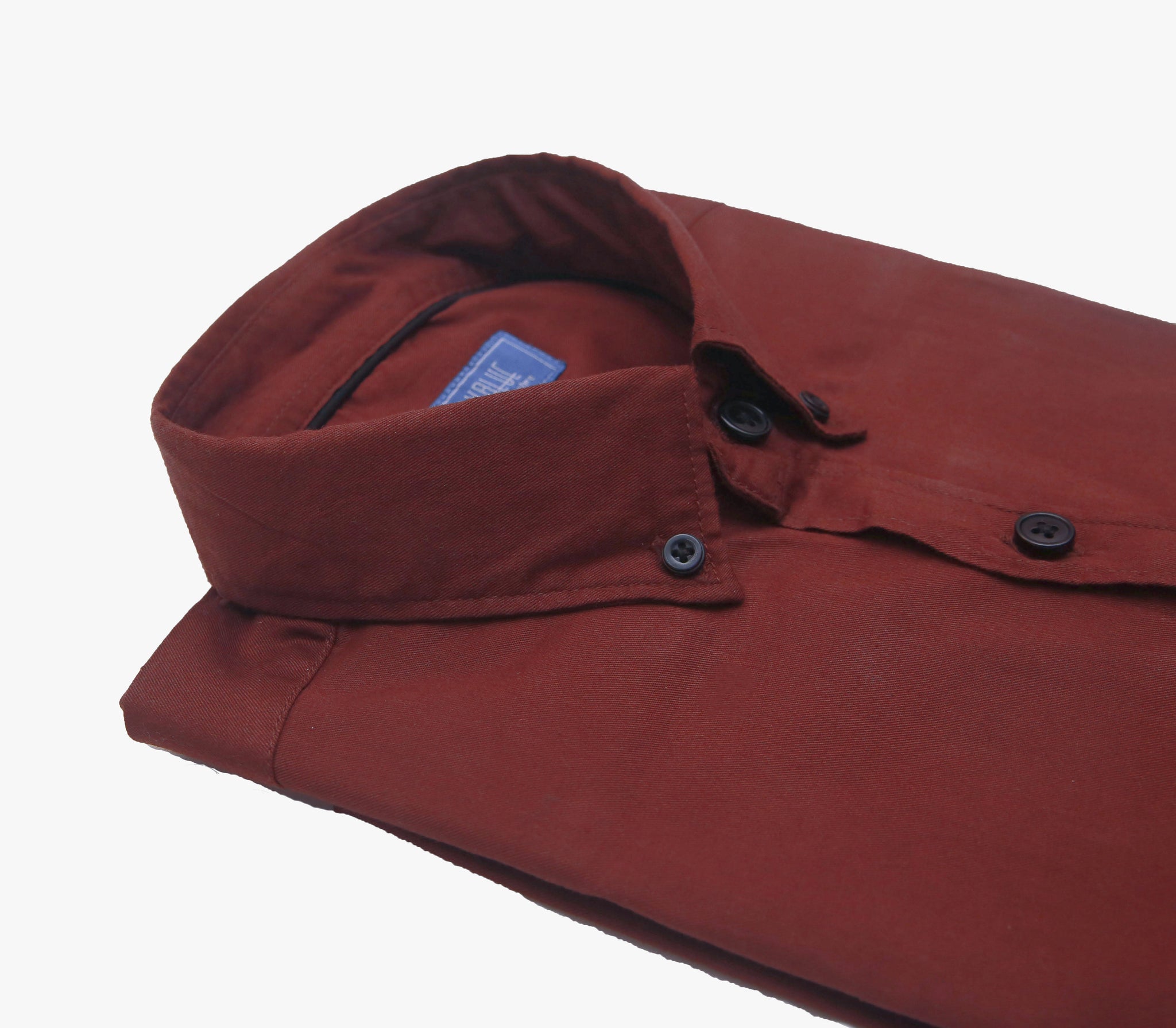 Brown Plain Shirt (Slim Fit)