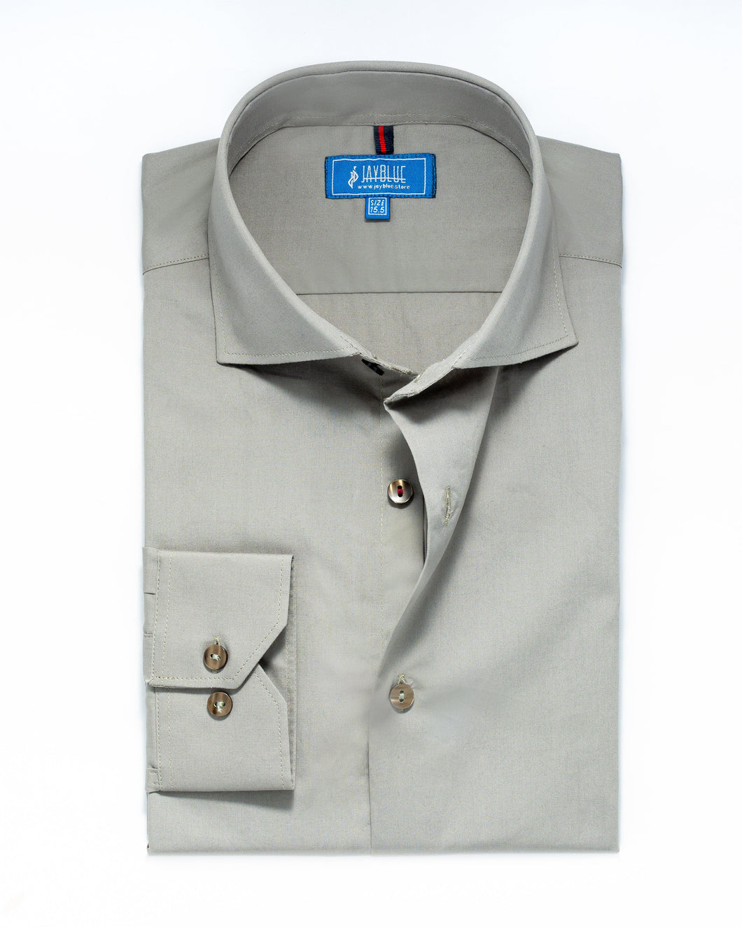 Light Gray Formal Shirt (Modern Fit)