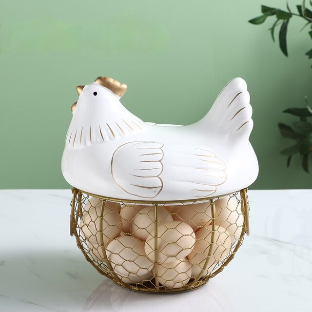 Little Hen Storage Basket - waseeh.com