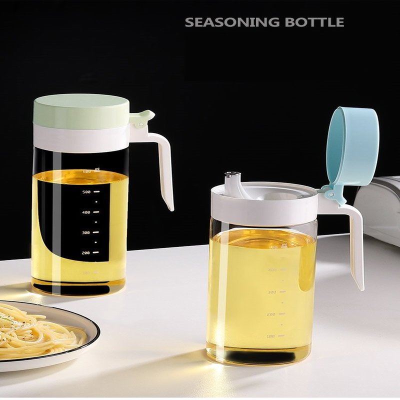 O'lala Borosilicate Glass Measuring Dispenser | Jar - waseeh.com