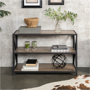 Carbon X-Frame Bookshelf Rack - waseeh.com