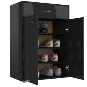 Modern Glossy Shoe Cabinet Rack - waseeh.com