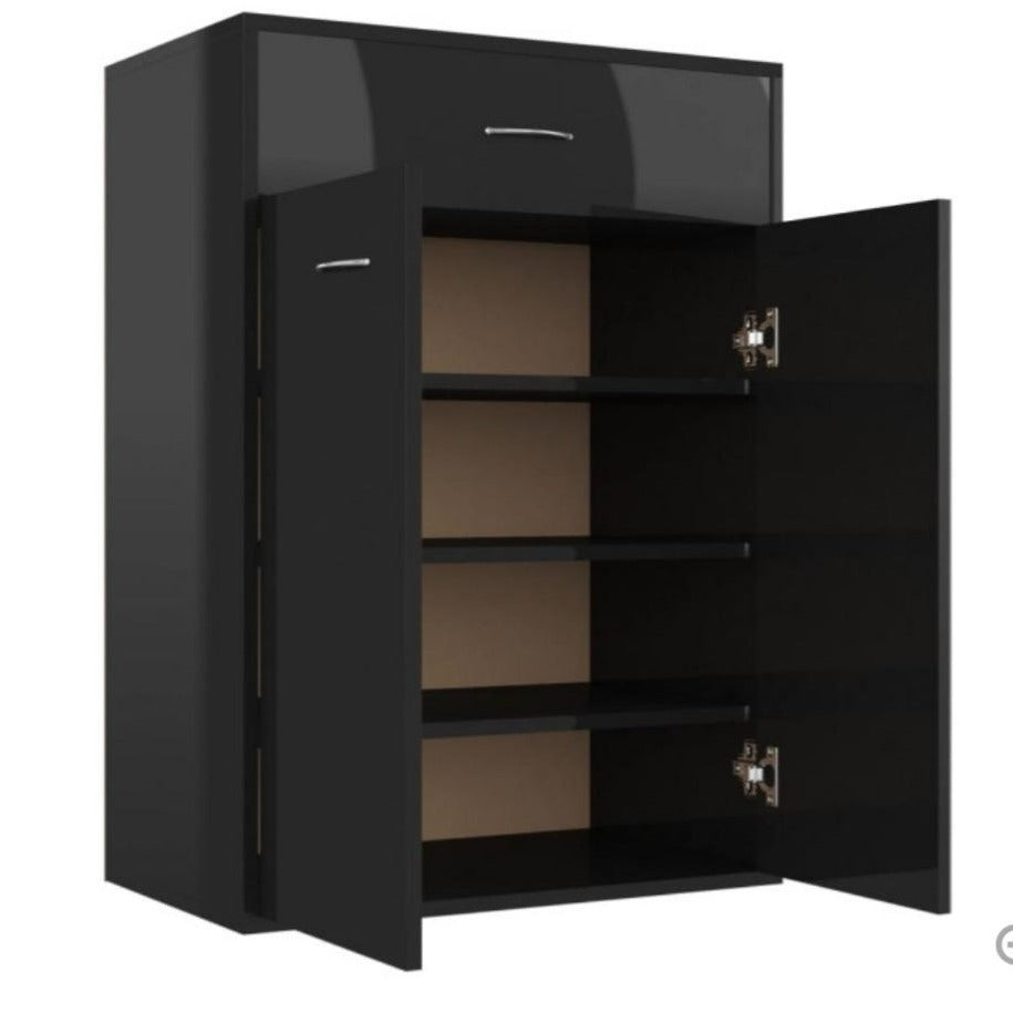 Modern Glossy Shoe Cabinet Rack - waseeh.com