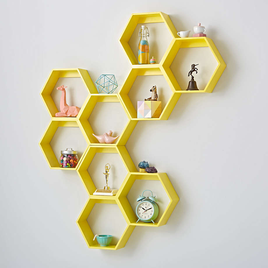 Techi Hexagonal shelf - waseeh.com