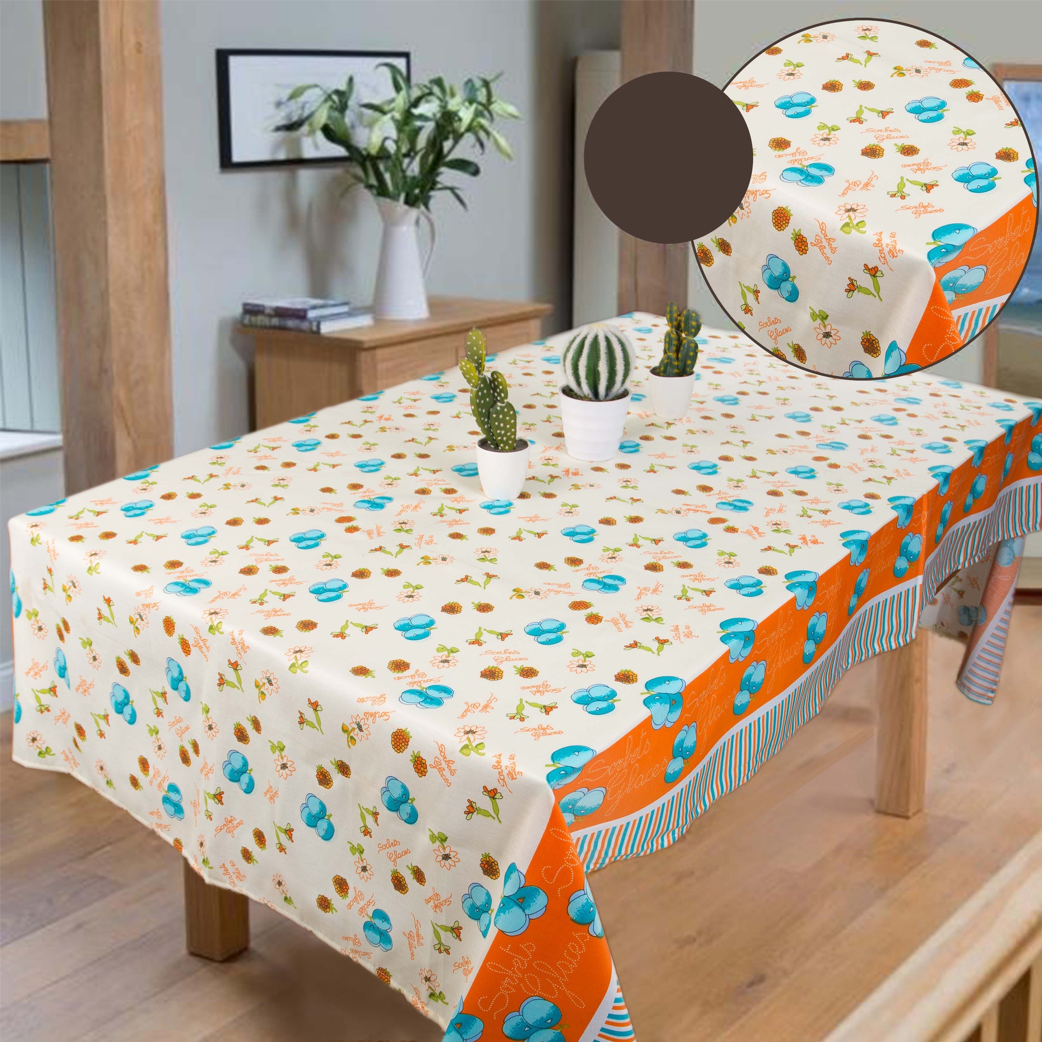 6 Person Dining Table Top - Cherries