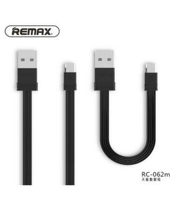 REMAX TENGY 2 IN 1 MICRO USB CABLE - RC062M - BLACK