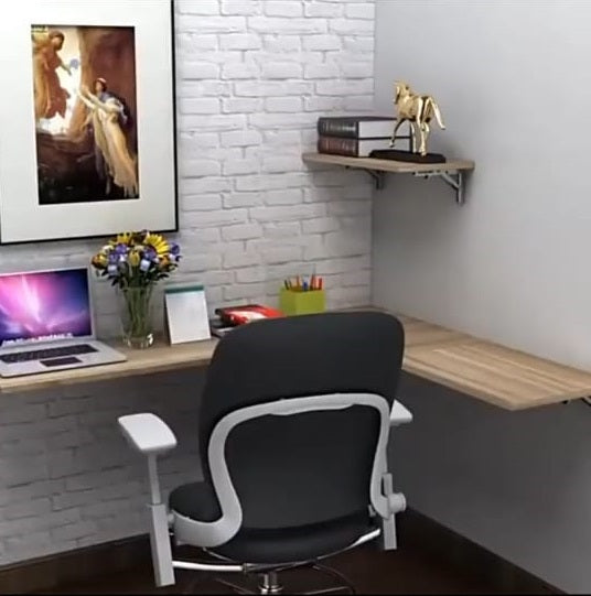 Wall-Mounted Straight Wooden Shelves - waseeh.com