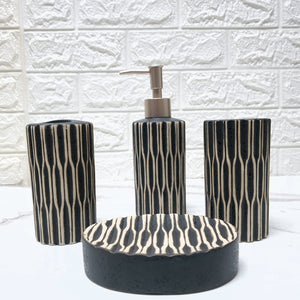 Snaky Stripes Bathroom Set - waseeh.com