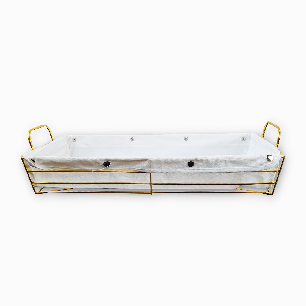 Alluring Goldish Bread Basket - waseeh.com
