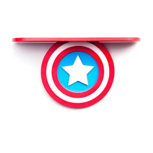 Captain America Floating Shelve - waseeh.com