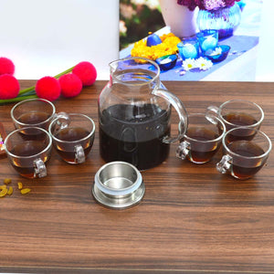 Deli Glassware Kahwa-Tea Set