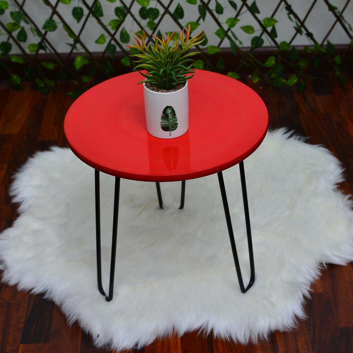 Versilla Bloom Hairpin Leg Table - waseeh.com