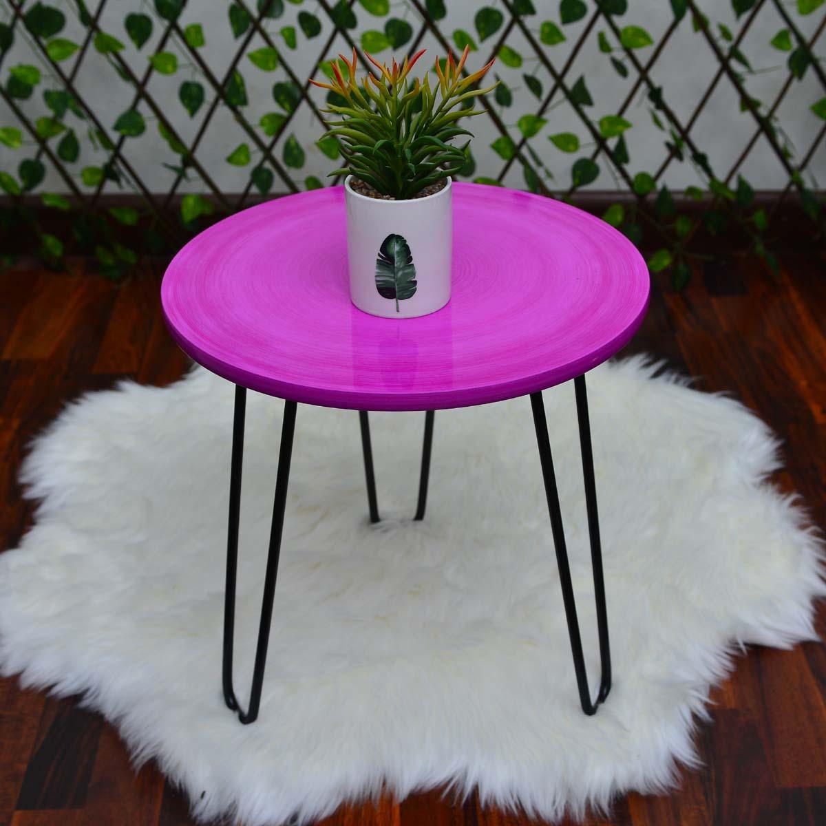 Versilla Bloom Hairpin Leg Table - waseeh.com