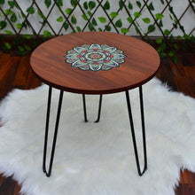 Asiatic Orchid Hairpin Leg Table - waseeh.com
