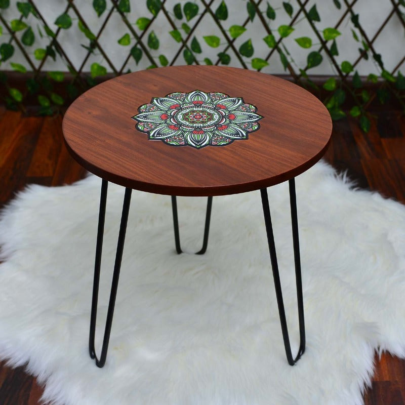 Asiatic Orchid Hairpin Leg Table - waseeh.com