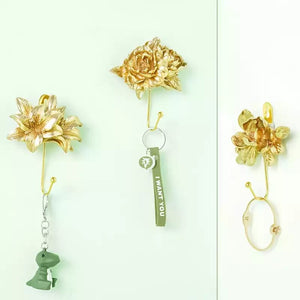 Goldy Flower Wall Hook - waseeh.com