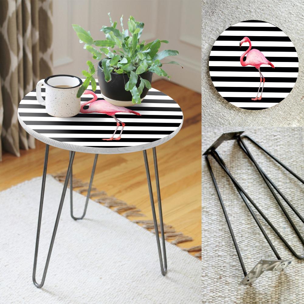 Flamingo Stroke Hairpin Table - waseeh.com