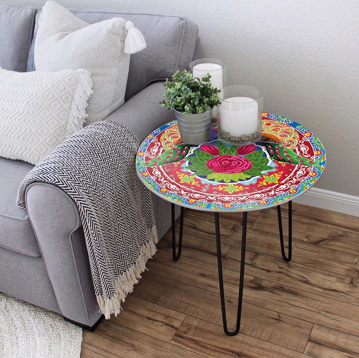 Flower Bloom Hairpin Table - waseeh.com