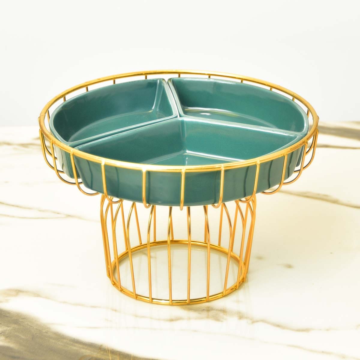 Ceramic Dry Fruit Snack Plate - waseeh.com