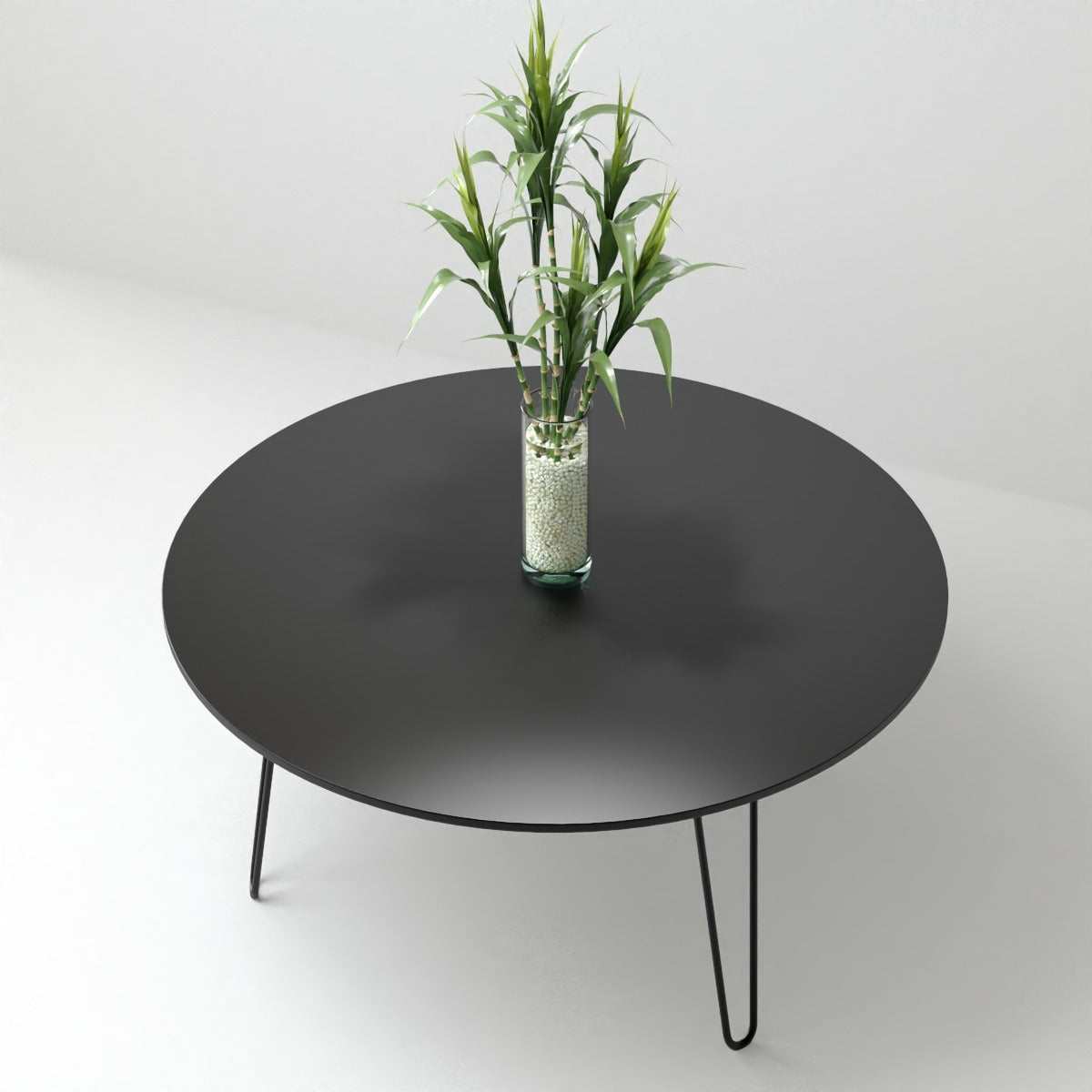 Tatami Contrasted Round Tables (Set of 2) - waseeh.com