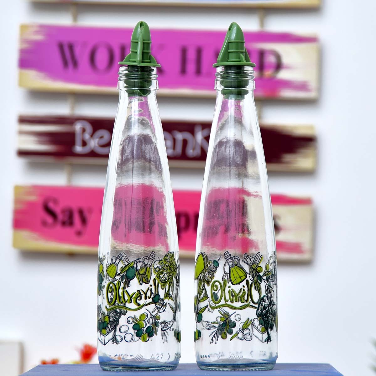 Jungle Bloom oil and Vinegar Set - waseeh.com