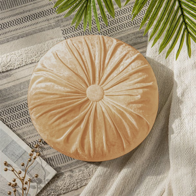 Velvet Round Pumpkin Futon Cushion - waseeh.com